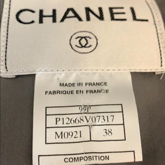 Chanel silver cropped jacket Size 38/US 6 - Picture 6 of 8